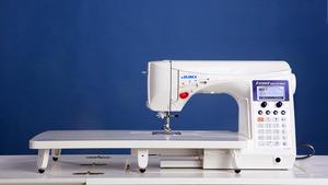 DX-1500QVP, DX-2000QVP, DX2000QVP, DX7000QVP, hzlf600, fzl, f600, Juki, HZL-F600, Exceed, Series, Full, Sized, Computer, Sewing, Quilting, Machine, 255, Stitch, 4, Fonts, 16, Button, holes, Walk, Foot, Box, Feed, Threader, Trimmer, Knee, Lever, Ext, Table, 900SPM, 22Lbs