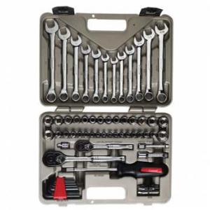 Crescent CG-CTK70MP 70 Piece Socket and Tool Set with Hard Case and Wrap - Quick Release Ratchet, Sockets, Ext. Drives, Wrenches, Hex Keys and More!!