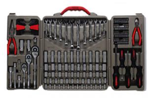 Crescent CG-CTK148MP 148 Piece Professional Tool Set - Pliers, Wrenches, Quick Release Ratchet, Sockets, Screwdrivers and More