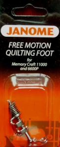 Janome 72- 200442004 Free Motion Quilting Foot for the MC6600P & 11000 Machines