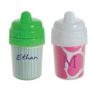 Kiwi 502W Acrylic Custom Photo or Kiwi Paper 5 Ounce Baby's First Sippy Cup Embroidery Blank