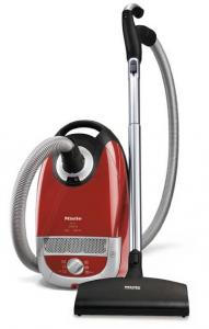 25625: Miele Demo S5281 Libra Mango Red HEPA Canister Vacuum Cleaner