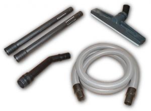 Koblenz AI Series Wet Dry Accessory Kit EP 10' 1-1/2" Hose, 2 Plastic Wands, Squeegee Floor Tool