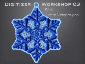 Janome SSSDW03 Digitizer Workshop 03 Workshop Video DVD with Trevor Conquergood, 1 Hour