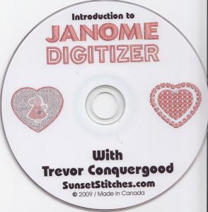 Janome SSSJD1 Introduction to Digitizer Software with Trevor Conquergood DVD, 45 Minutes