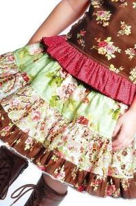 Juvie Moon Odelia Tiered Pull On Skirt Pattern