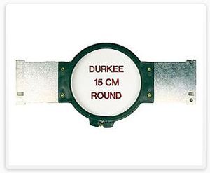 Durkee JN-15cm 15 cm Round (5 5/8” Diameter) Embroidery Hoop for Janome MB4 Embroidery Machine