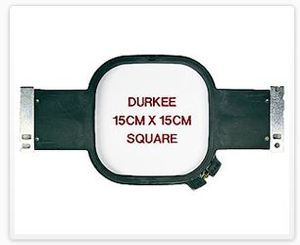 Durkee JN-1515cm Square 6x6 Inch Embroidery Hoop for Janome MB4 Needle Machines