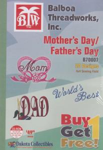 Dakota Collectibles / Balboa Threadworks B70007 Mothers Day And Fathers Day Multi-Formatted CD Buy 1 Get 1 Free