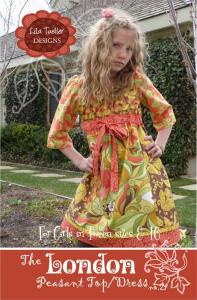 Lila Tueller LT27 London Dress for Girls Pattern Sizes 8 to 16