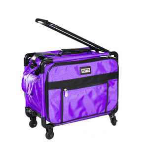 Tutto 4217CO 17" Small 16"L x 12"H x 10"D Small Sewing Machine or Accessory Tote Luggage, Top and Front Access