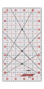 Sullivans, 38201, Cutting Edge, 4.5x8.5", Grid Ruler, Sharpener, for Cutters