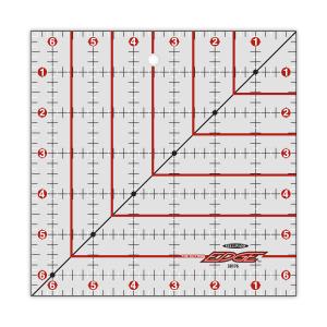 Sullivans 38176 Cutting Edge 6.5" x 6.5" Square Gridded Ruler Sharpener, Diamond Carbide edge, keeps your rotary cutter blade sharpened as you work
