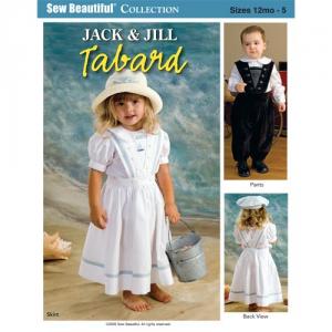 Jack And Jill PJJ  Jack & Jill Tabard Pattern Size 12mo-5
