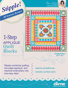 DIME Designs in Machine Embroidery 1 Step Quilting & Applique Stipple All Seasons Border Collection CD