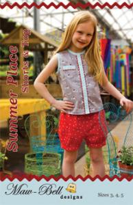 Maw Bell MBD220 Summer Place Shorts & Top Size 3-5 And 6-8