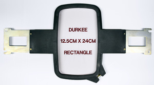 Durkee PR-12.5x24cm-500 5x9" Rectangle Embroidery Frame Hoop & Brackets for Brother PR600 PR620 PR650 PR1000, BabyLock EMP6 BMP8 BMP9 ENT10 Machines