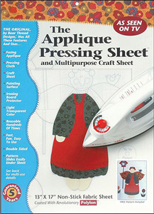 Bear Thread Design 7588A Ironing Applique Pressing Sheet 18x20"