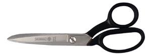 Mundial 455-7 7" Bent Trimmers with a 3 1/4" Cutting Length, All Metal, Professional Cutting Edge, Carbon Steel, Chrome Plated, Honed Cutting Edge