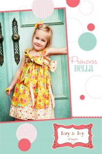 Izzy & Ivy Designs Princess Bella Size: Girls 2T - 14 Pattern