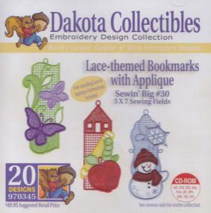 Dakota Collectibles 970345 Lace Themed Bookmarks 5 X 7 Designs Multi-Form CD