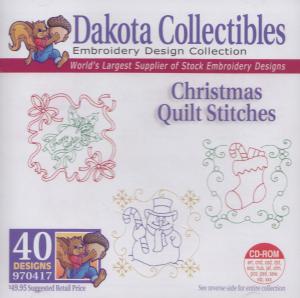 Dakota Collectibles 970417 Christmas Quilt Stitches Designs Multi-Form CD