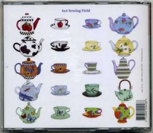 Dakota Collectibles 970258 Teapots and Teacups 2 Designs Multi-Form CD