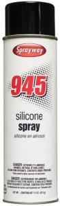 Sprayway SW-945 Silicone Spray, 11 oz, Cans 12/Case, Stops Sqeaking, Sticking, Binding. Retards Corrosion, Lubricates, Drys Fast, No Odor, Color, Stain