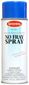 Spray, way, SW821, No, Fray, Fine, Mist, Check, Stop, 16, oz, Cans, Case, 12, Fast, Drying, Prevent, Fabric, Unraveling, Over, Edge, Stitch