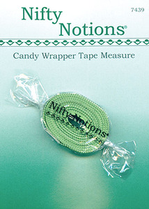 Nifty Notions 7439 Candy Wrapper Tape Measure (Blue)