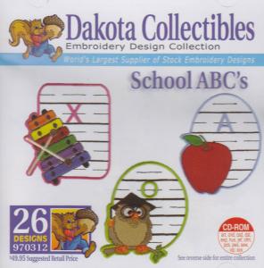 Dakota Collectibles 970312 School ABC's  Designs  Multi-Formatted CD