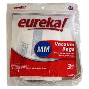 Eureka E-60295 Paper Bag, Eur Style Mm  3670 Series 3 Pk, Eureka E-60295 Paper Bags 3 Pk, Euro Style MM for Mighty Mite 3100, 3600, 3650, 3670, 3680, 3690, 3695 Series