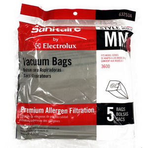 Sanitaire 63253 Paper Bag, Style MM Premium Allergen 5Pk