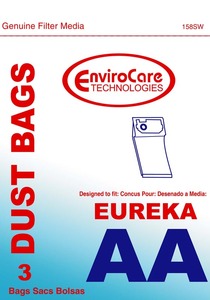 Eureka Replacement Er-14015 Paper Bag, Eur Style Aa  Victory Env 3Pk