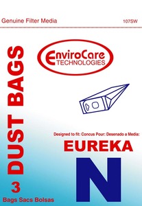 Eureka Replacement Er-14145 Paper Bag, Eureka N Env  3/Pk