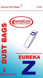 Eureka Replacement Er-14265 Paper Bag, Style Z Uprt  Ultra Env 3Pk