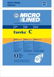 Eureka Replacement Er-1473, Paper Bags, Eur Style C Micro Mighty Mite Dvc 3Pk