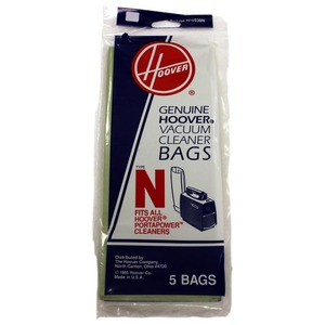 Hoover 4010038N Paper Bag, Type N Porta- Power 5Pk