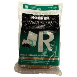Hoover H-40101002 Paper Bag, R-30 5 Pk W/1 Secondary 1 Final Filter