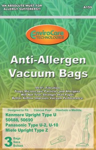 Kenmore Replacement Ker-14685A Paper Bag, Kenmore       Allergen 50688/90 Env 3Pk