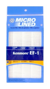 Kenmore Replacement Ker-1800 Filter, Exhaust Ef1 86889 4X6 Hepa Upright Kenmore