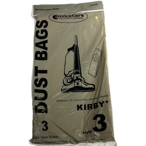 Kirby Replacement Kr-14305 Paper Bag,       Style 3 Heritage 2Hd-Leg Env 3Pk