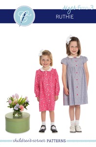 Children's Corner CC282S Ruthie Basic Yoke Dress Sewing Pattern Size 6m-3