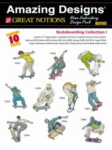 Amazing Designs / Great Notions 2055 Skateboarding Multi-Formatted CD