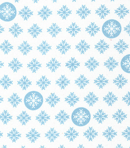 Fabric Finders 15 Yd Bolt 9.34 A Yd 1287 Blue Snowflakes Print 100 Percent Pima Cotton Fabric 60 inch