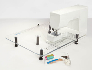 3522: Sew Steady SST Portable Extension Table 11.5 to 24" Wide by 15 to 32" Deep. *Accessories (Spinner Tray and Sew Straight Guide) sold separately