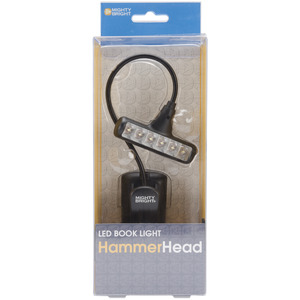 39392: Mighty Bright MB44810 Hammer Head 6 LED Clip On Book Light