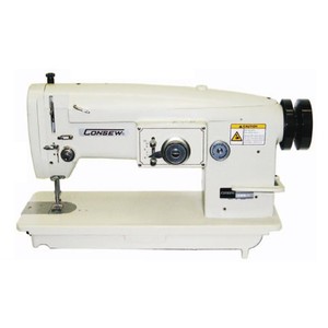 Consew 199RB-2A1, Single Needle Straight Stitch +3 Step 2 Stitch 9.5mm Zigzag Sewing Machine, Power Stand 2000SPM, 10"Arm, 6mm Foot Lift, 5SPI, 135x17*Lift, 5SPI