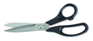 Gingher, 8", Inch, Light, weight, Bent, Scissors, Shears, Trimmers, Stainless, Steel, Blades, Black, Molded, Nylon, Handles, Adjust, Blade, Tension, Nut, Wrench, Gingher GG-S8  8" Inch Lightweight Bent Scissor Shear Trimmer, stainless steel blades, black molded handles