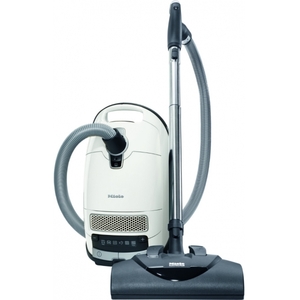 Miele Complete C3 Cat & Dog Canister Vacuum Cleaner Lotus White, 7 Year Motor Warranty